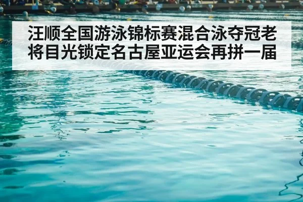 汪顺全国游泳锦标赛混合泳夺冠老将目光锁定名古屋亚运会再拼一届
